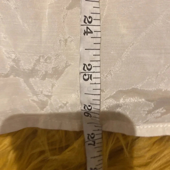 Merona a sheer silky ruffle VNeck muscle sleeveless blouse Sz XL - Picture 7 of 9